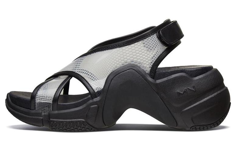 (Women) Skechers Neo Block Sandal 'Black Casual' 69317-B
