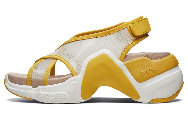 (Women) Skechers Neo Block Sandal 'Yellow' 69317-YEL