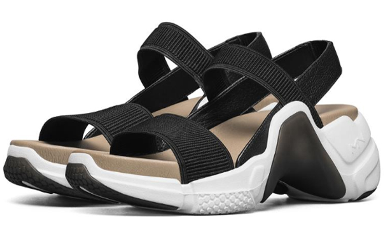 Lookbook (W) 斯凯奇Neo Block黑色凉鞋 133011-BLK