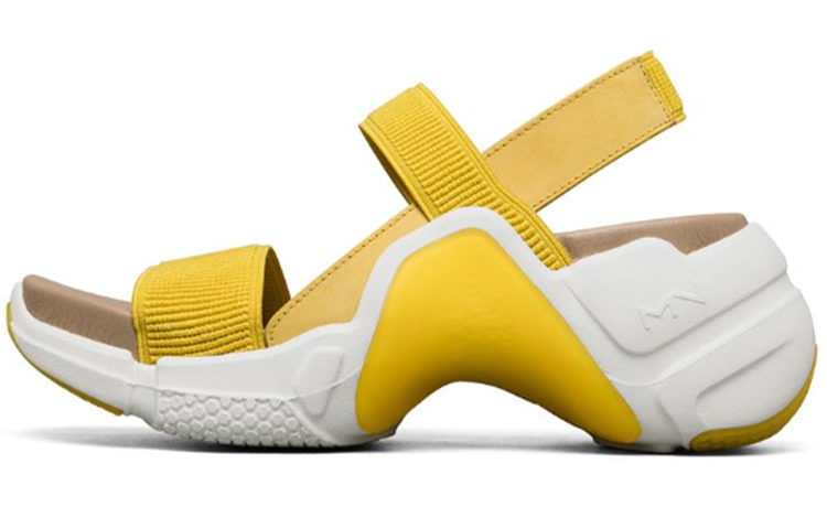 (Women) Skechers Neo Block Sandals Yellow 133011-YLW