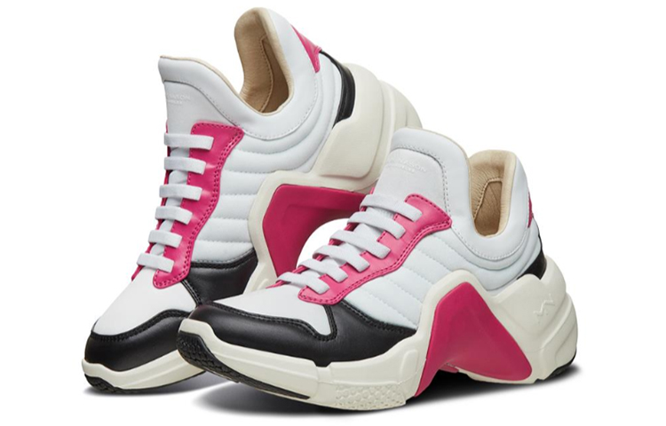 Lookbook (W) Scarpe Sportive Skechers Neo Block Bianco/Rosa 68893-WPK
