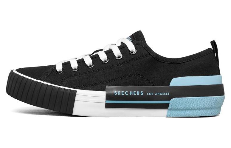 (Women) Skechers New Moon 'Black Blue' 155389-BKBL