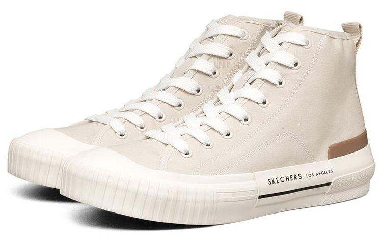 Lookbook (W) Skechers Nouvelle Lune Baskets Montantes Blanches 155392-OFWT
