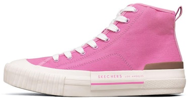 (Women) Skechers New Moon High Top Sneakers Pink 155392-PNK (Women) Skechers New Moon High Top Sneakers Pink 155392-PNK