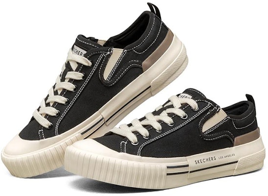 (W) 스케쳐스 뉴문 캔버스 블랙 (Skechers New Moon Canvas Black) 155391-BLK Lookbook (W) 스케쳐스 뉴문 캔버스 블랙 (Skechers New Moon Canvas Black) 155391-BLK