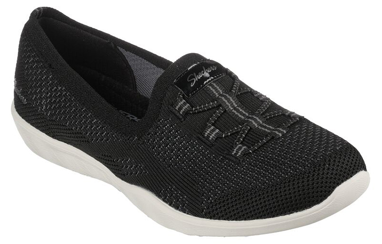 Lookbook (Women) Skechers Newbury St 'Black Slip-On' 100177-BKW