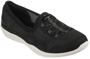 Lookbook (W) Skechers Newbury St 'Slip-On Hitam' 100177-BKW