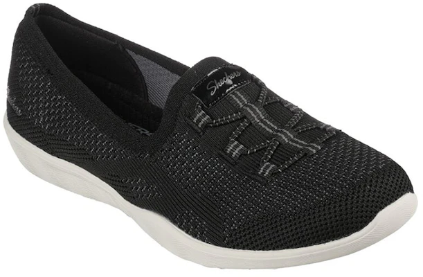 (Women) Skechers Newbury St 'Black Slip-On' 100177-BKW Lookbook (Women) Skechers Newbury St 'Black Slip-On' 100177-BKW