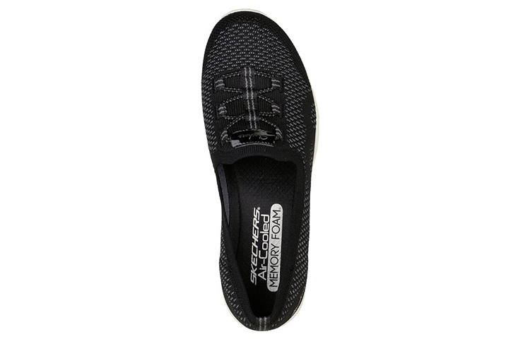 Shop (Women) Skechers Newbury St 'Black Slip-On' 100177-BKW