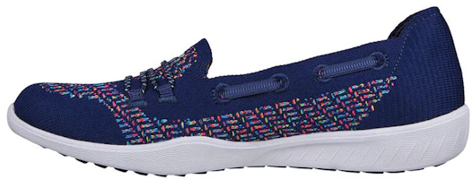 (Women) Skechers Newbury St 'Blue Slip-On' 100178-NVMT (Women) Skechers Newbury St 'Blue Slip-On' 100178-NVMT