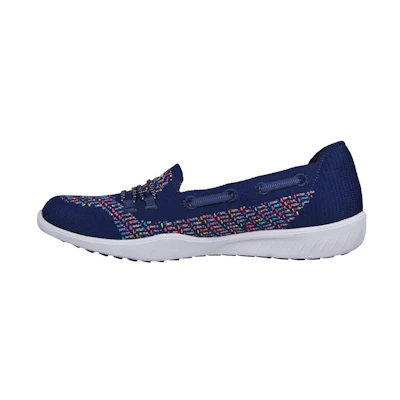 (W) Skechers Newbury St 'Blue Slip-On'