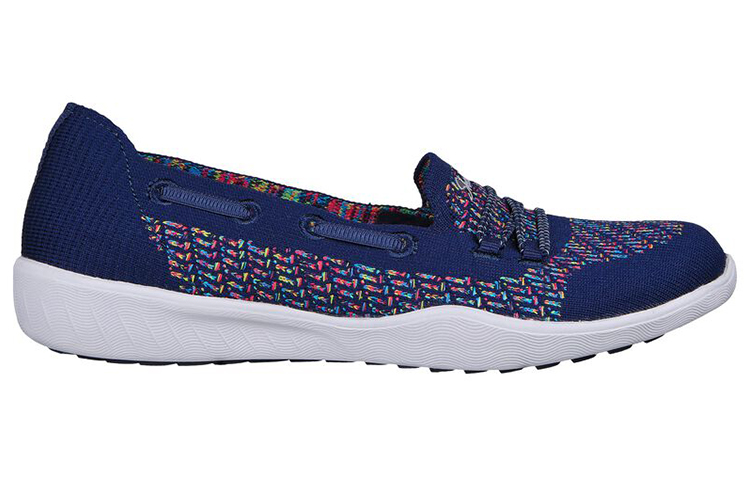 Order (Women) Skechers Newbury St 'Blue Slip-On' 100178-NVMT