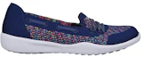 Order (Women) Skechers Newbury St 'Blue Slip-On' 100178-NVMT