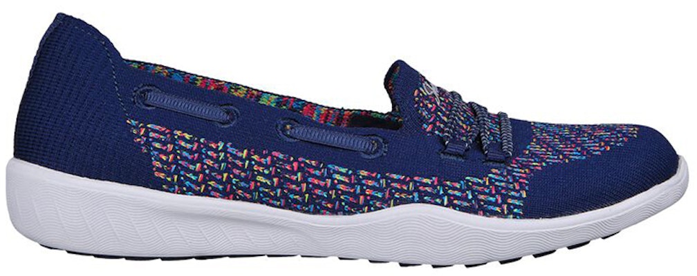 (Women) Skechers Newbury St 'Blue Slip-On' 100178-NVMT Order (Women) Skechers Newbury St 'Blue Slip-On' 100178-NVMT