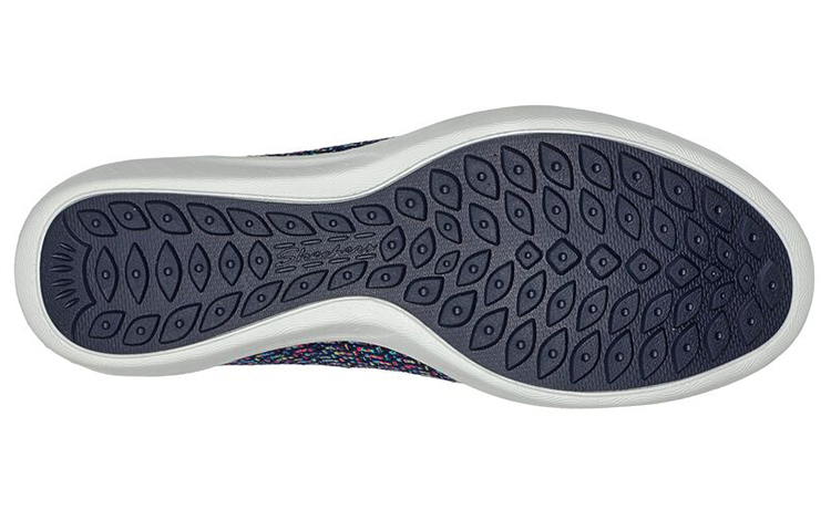 Purchase (Women) Skechers Newbury St 'Blue Slip-On' 100178-NVMT