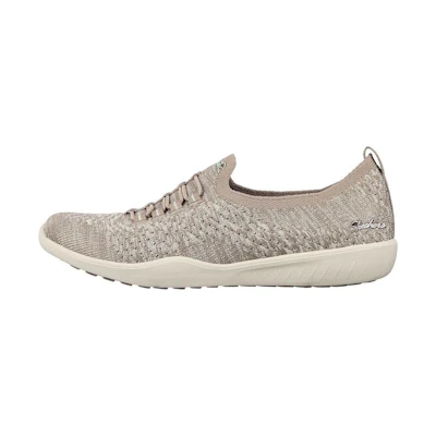 (W) Skechers Newbury St 'Get Seen Grey Brown'