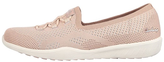 (Women) Skechers Newbury St 'Pink Slip-On' 100177-BLSH (Women) Skechers Newbury St 'Pink Slip-On' 100177-BLSH