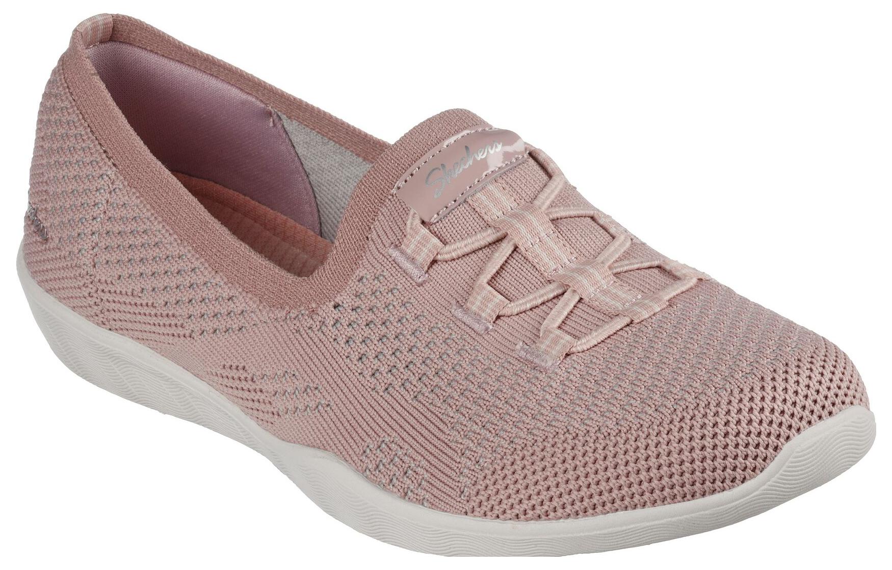 Lookbook (Women) Skechers Newbury St 'Pink Slip-On' 100177-BLSH