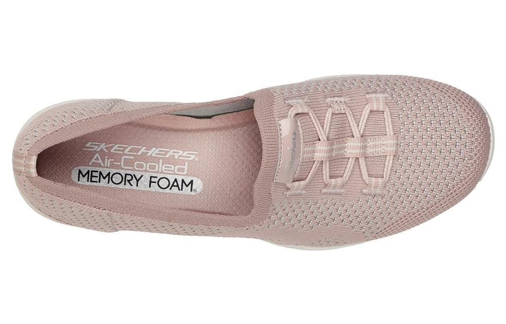 Shop (Women) Skechers Newbury St 'Pink Slip-On' 100177-BLSH