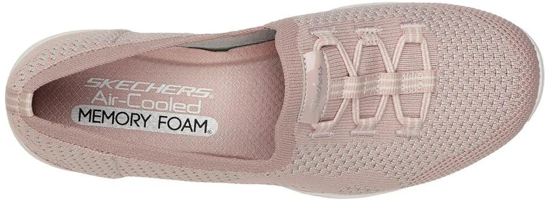 (Women) Skechers Newbury St 'Pink Slip-On' 100177-BLSH Shop (Women) Skechers Newbury St 'Pink Slip-On' 100177-BLSH