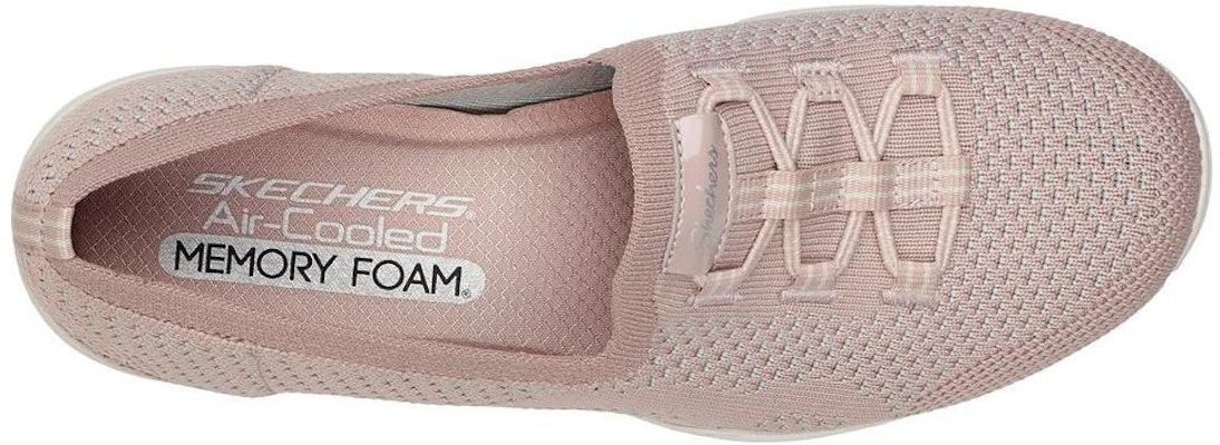 (Women) Skechers Newbury St 'Pink Slip-On' 100177-BLSH Shop (Women) Skechers Newbury St 'Pink Slip-On' 100177-BLSH