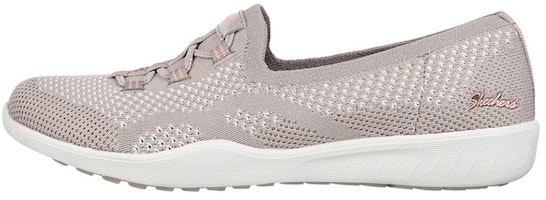 (Women) Skechers Newbury St Slip-On 'Grey Taupe' 100177-TPE (Women) Skechers Newbury St Slip-On 'Grey Taupe' 100177-TPE