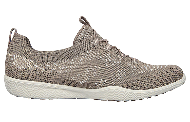 Order (Women) Skechers Newbury St Slip-On 'Grey Taupe' 100169-TPNT