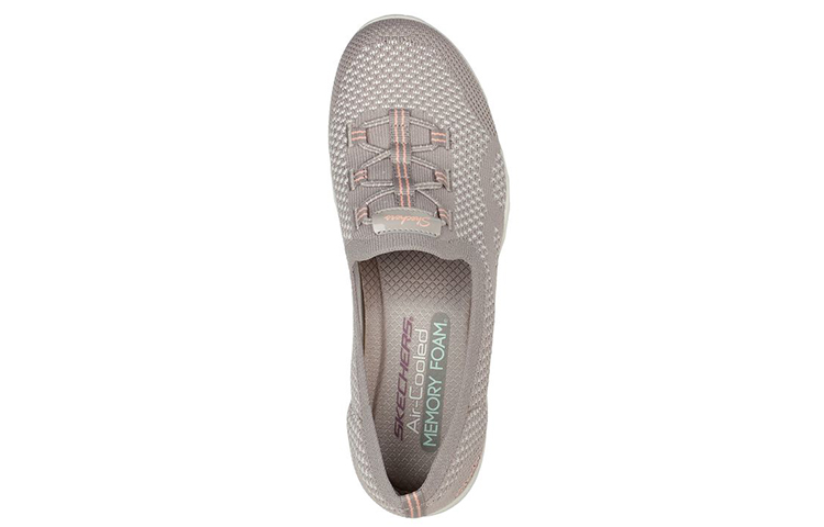 Shop (Women) Skechers Newbury St Slip-On 'Grey Taupe' 100177-TPE
