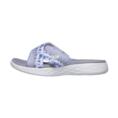 (W) Skechers On-The-Go 600-Blooms 'Blue Grey'