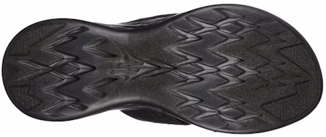 Shop Skechers On-The-Go 600-Adore 休閒拖鞋 女款 全黑色