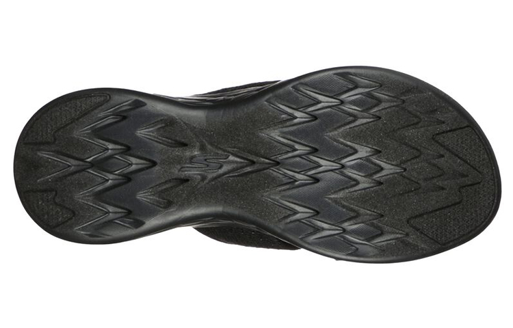 Shop Skechers On-The-Go 600-Adore 休閒拖鞋 女款 全黑色