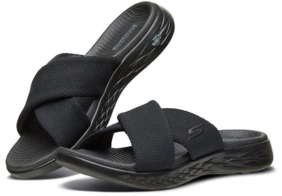 (W) Skechers On-The-Go 600 'Hitam Sepenuhnya' 16173-BBK Lookbook (W) Skechers On-The-Go 600 'Hitam Sepenuhnya' 16173-BBK