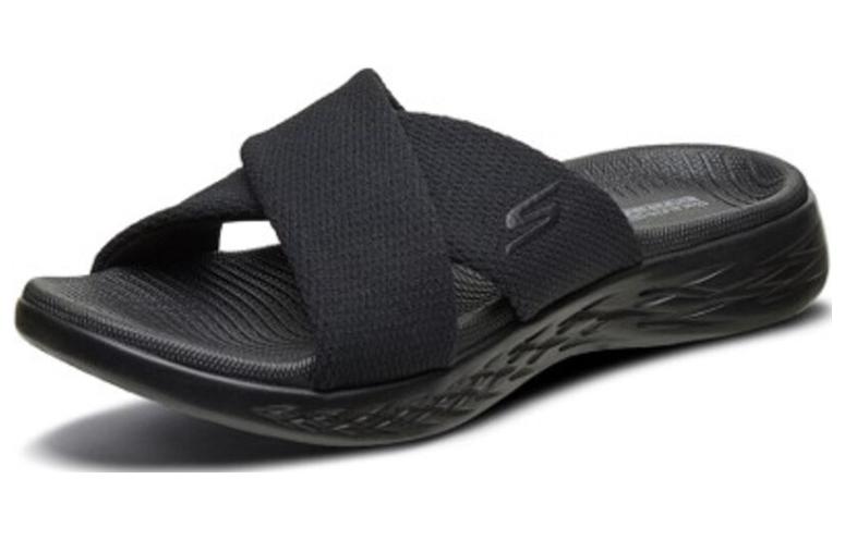 Shop (W) スケッチャーズ オンザゴー600 オールブラック 16173-BBK