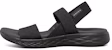 (W) Skechers On-The-Go 600 'Sandal Sukan Ringan Hitam Yang Selesa' 140026-BBK