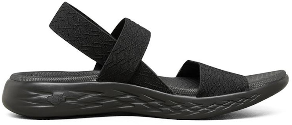 (Women) Skechers On-The-Go 600 'Black Comfort Lightweight Sport Sandals' 140026-BBK Order (Women) Skechers On-The-Go 600 'Black Comfort Lightweight Sport Sandals' 140026-BBK