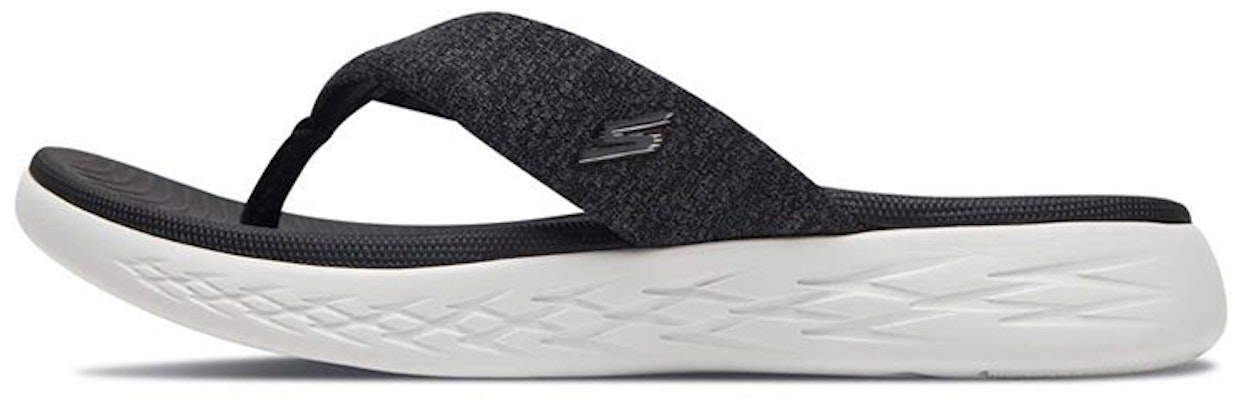 Skechers On-The-Go 600 輕質緩震夾腳拖鞋 女款 黑白色 Buy Skechers On-The-Go 600 輕質緩震夾腳拖鞋 女款 黑白色