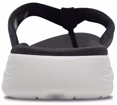 Skechers On-The-Go 600 輕質緩震夾腳拖鞋 女款 黑白色 Shop Skechers On-The-Go 600 輕質緩震夾腳拖鞋 女款 黑白色