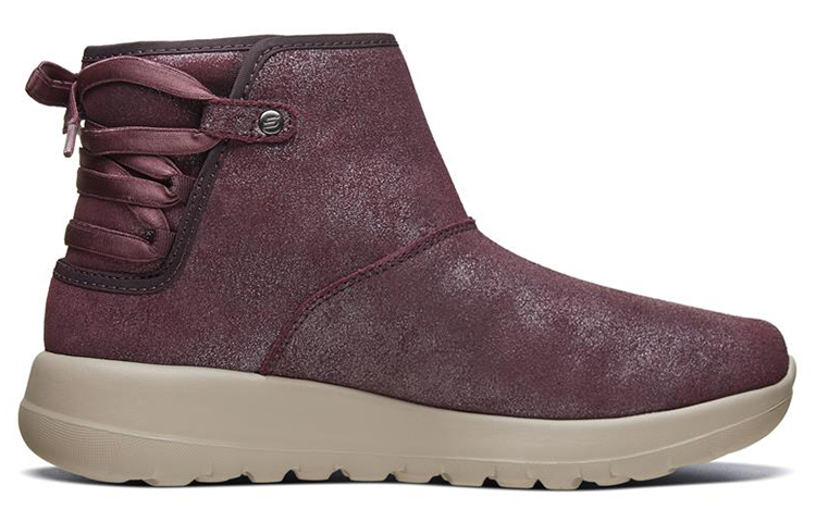 Order (Women) Skechers On-The-Go 600 'Burgundy Faux Fur' 16602-BURG