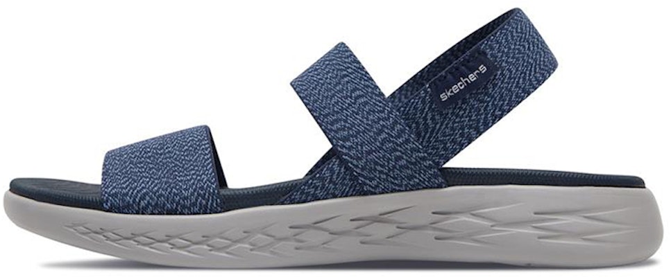 (Women) Skechers On-The-Go 600 'Comfort Lightweight Sport Sandal Blue' 15310-NVGY Buy (Women) Skechers On-The-Go 600 'Comfort Lightweight Sport Sandal Blue' 15310-NVGY
