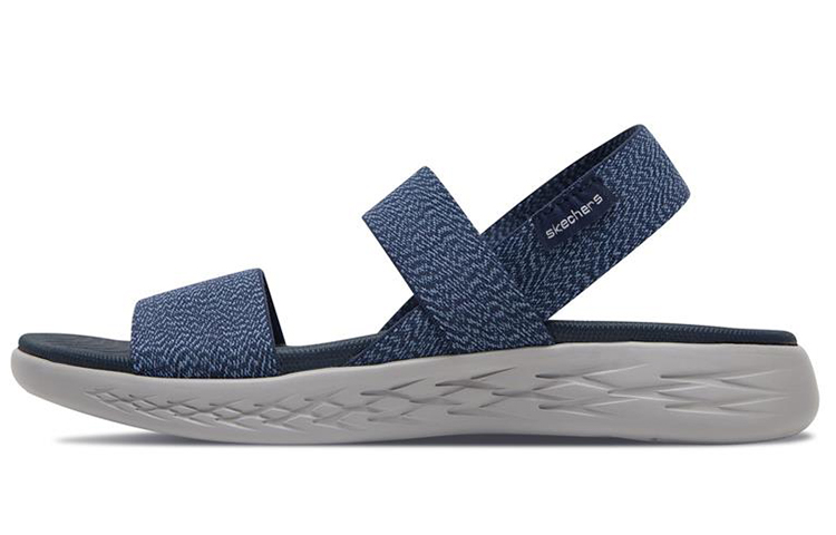 (Women) Skechers On-The-Go 600 'Comfort Lightweight Sport Sandal Blue' 15310-NVGY