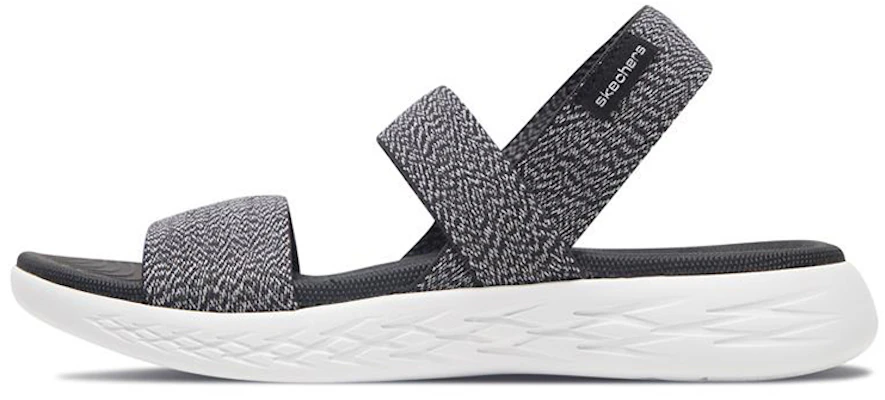 (Women) Skechers On-The-Go 600 'Comfort Lightweight Sport Sandal - Black White' 15310-BKW Buy (Women) Skechers On-The-Go 600 'Comfort Lightweight Sport Sandal - Black White' 15310-BKW