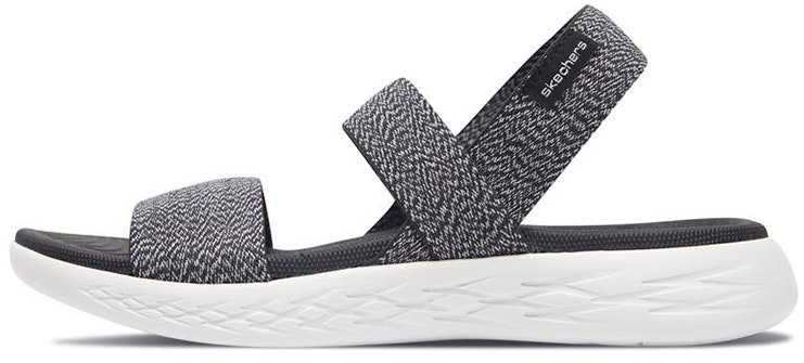 women-skechers-on-the-go-600-comfort-lightweight-sport-sandal-black-white-15310-bkw