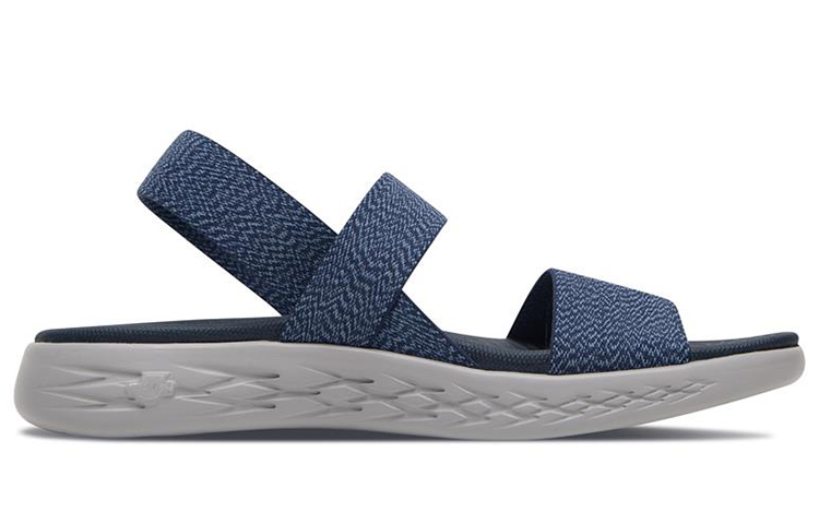 Order (Women) Skechers On-The-Go 600 'Comfort Lightweight Sport Sandal Blue' 15310-NVGY