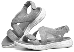 Lookbook Skechers On-The-Go 600 舒適輕質運動涼鞋 灰色