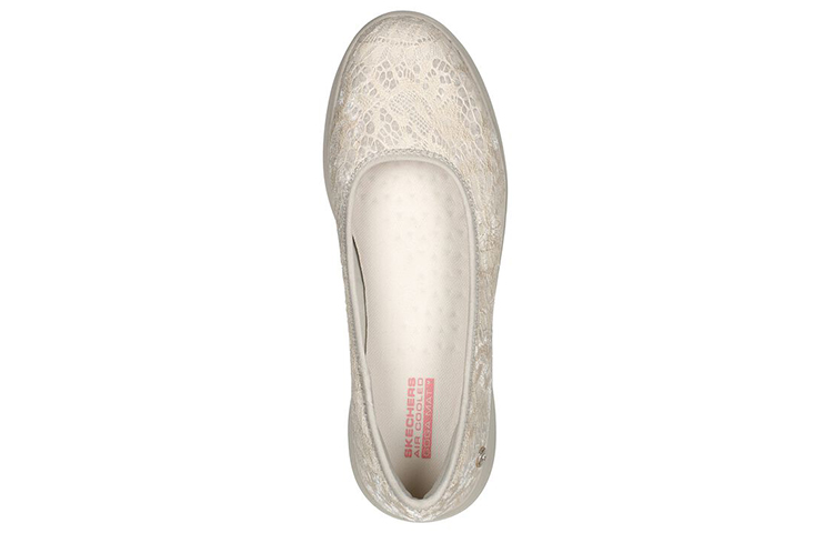 Shop (W) スケッチャーズ オンザゴー 通気快適 ホワイト (Sukecchāzu Onzagō Tsūki Kaiteki Howaito) 136252-NAT