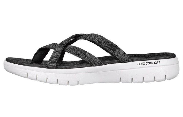 women-skechers-on-the-go-comfort-shock-absorbing-black-thong-sandal-140285-bkgy