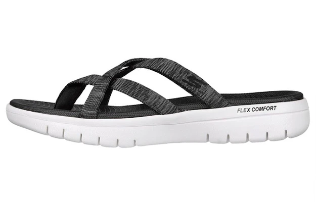 Skechers On-The-Go 舒適緩震夾趾拖鞋 女款 黑色 Buy Skechers On-The-Go 舒適緩震夾趾拖鞋 女款 黑色