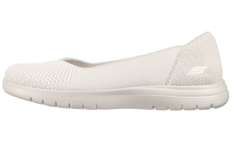 (Women) Skechers On-the-Go 'White Slip-On' 136398-NAT