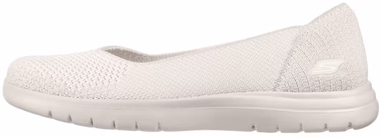 (Women) Skechers On-the-Go 'White Slip-On' 136398-NAT (Women) Skechers On-the-Go 'White Slip-On' 136398-NAT