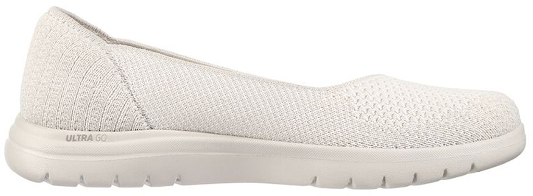 (Women) Skechers On-the-Go 'White Slip-On' 136398-NAT Order (Women) Skechers On-the-Go 'White Slip-On' 136398-NAT